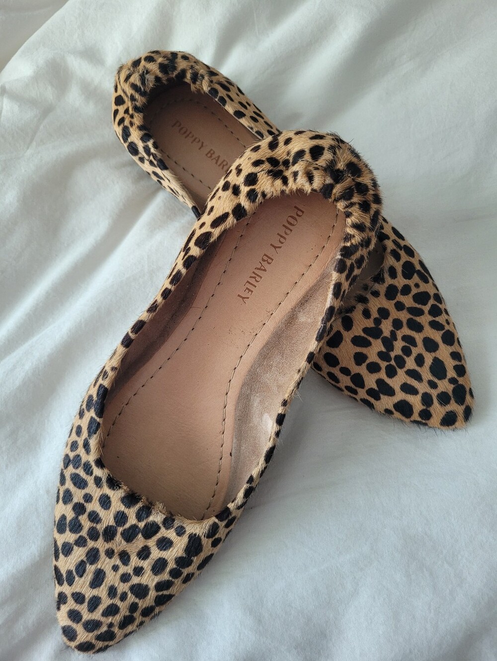 Poppy Barley Size 8.5 On The Go Ballet Flat Cheetah Print Shoes